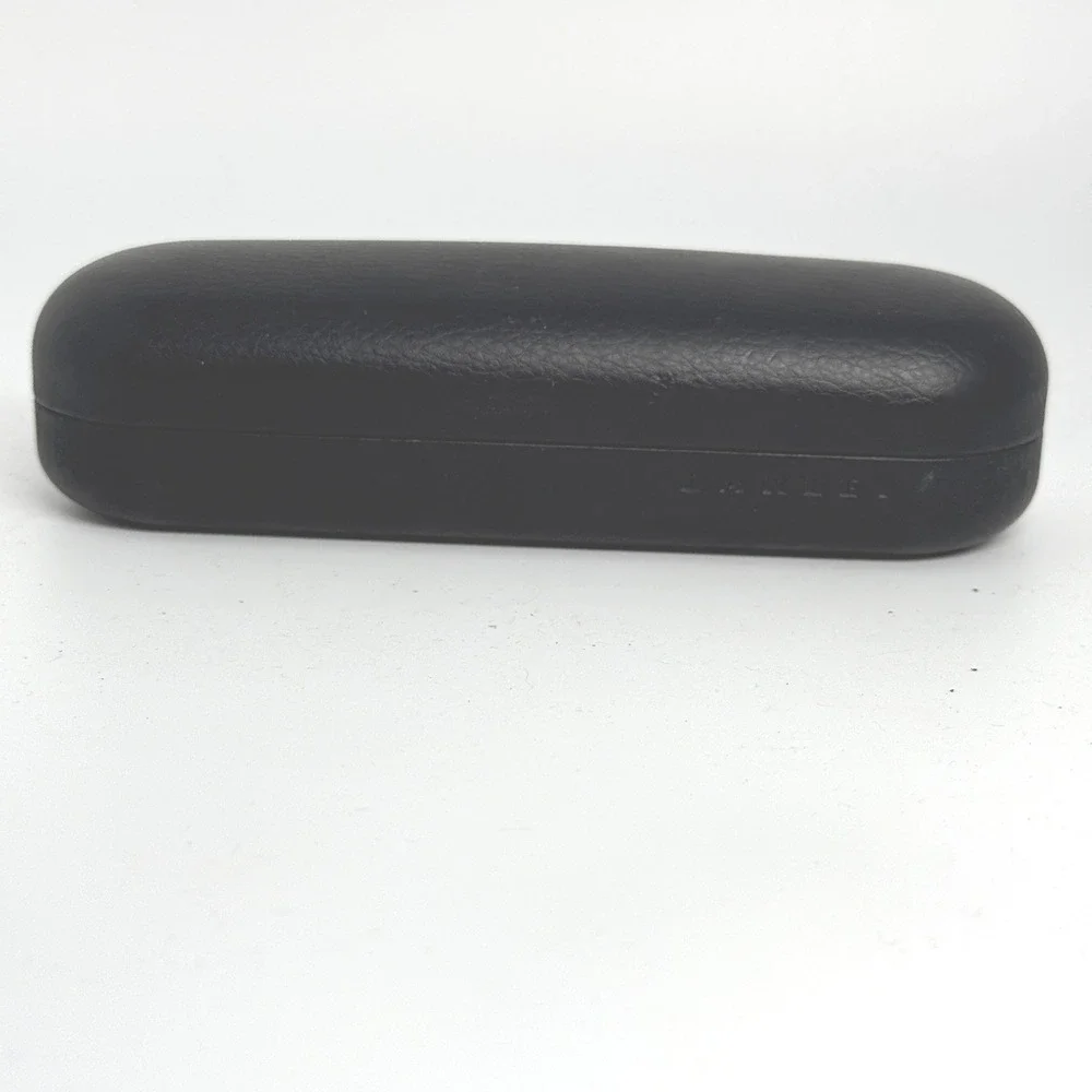 Oakley Black Faux Leather Hard Shell Sunglasses Case Clamshell Protective Case 2